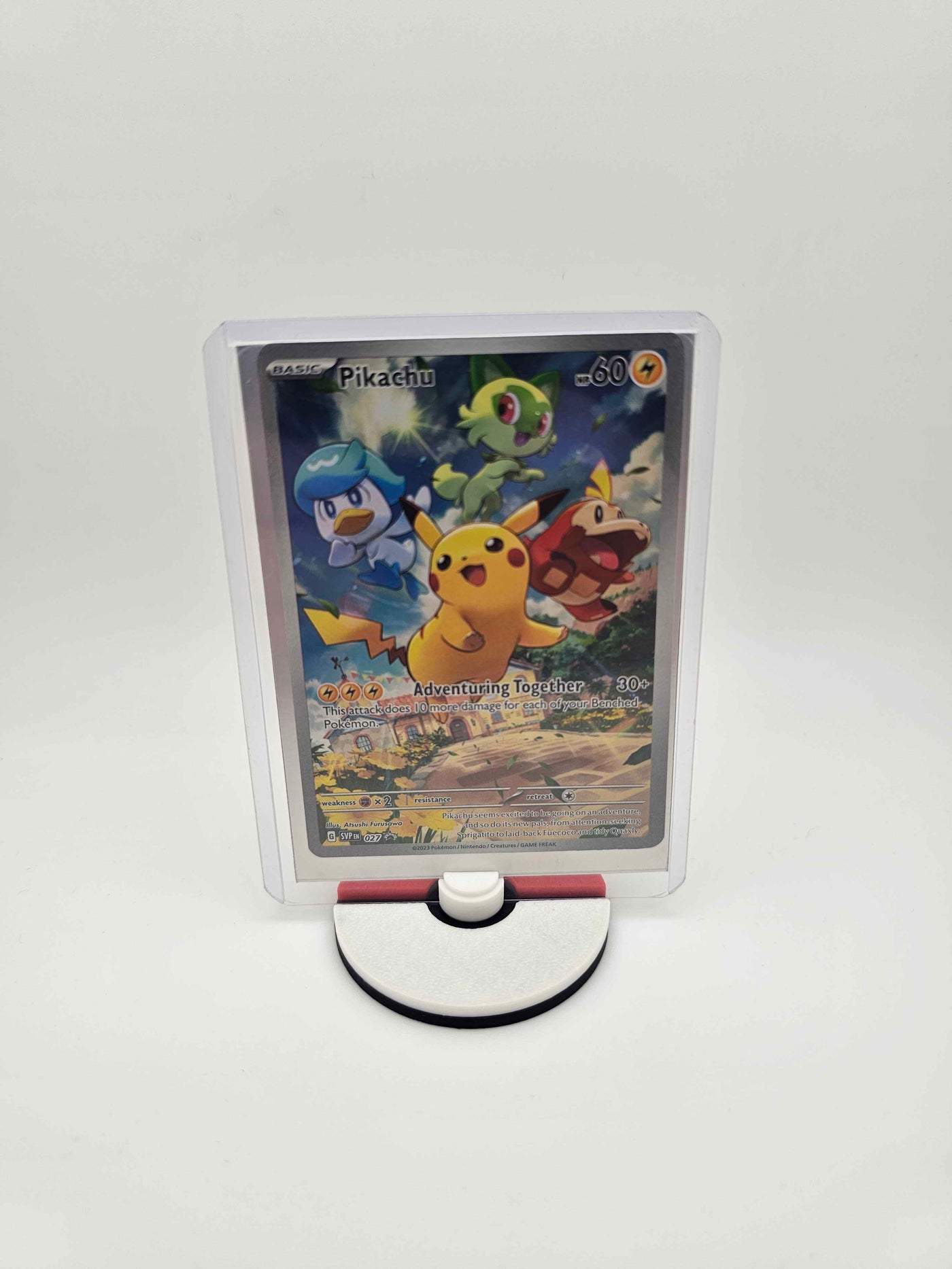 Pokéball Toploader Card Stand