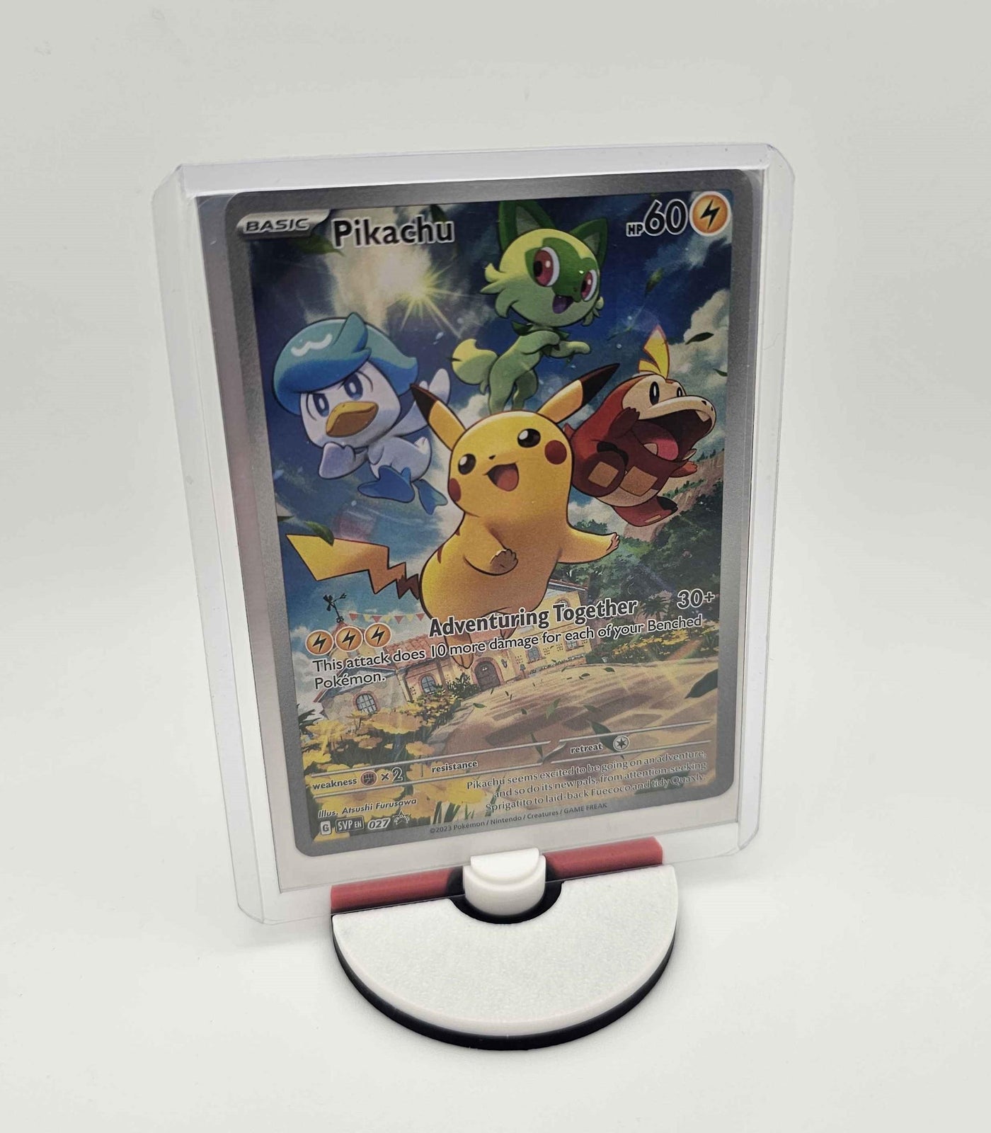 Pokéball Toploader Card Stand