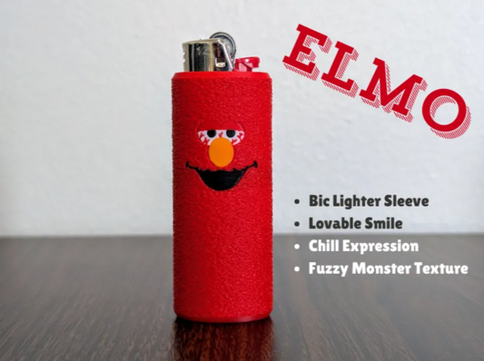 Elmo Bic Lighter Sleeve