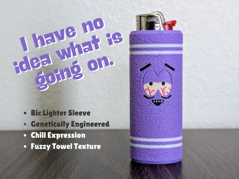 Towelie Bic Lighter Sleeve