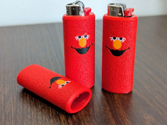 Elmo Bic Lighter Sleeve